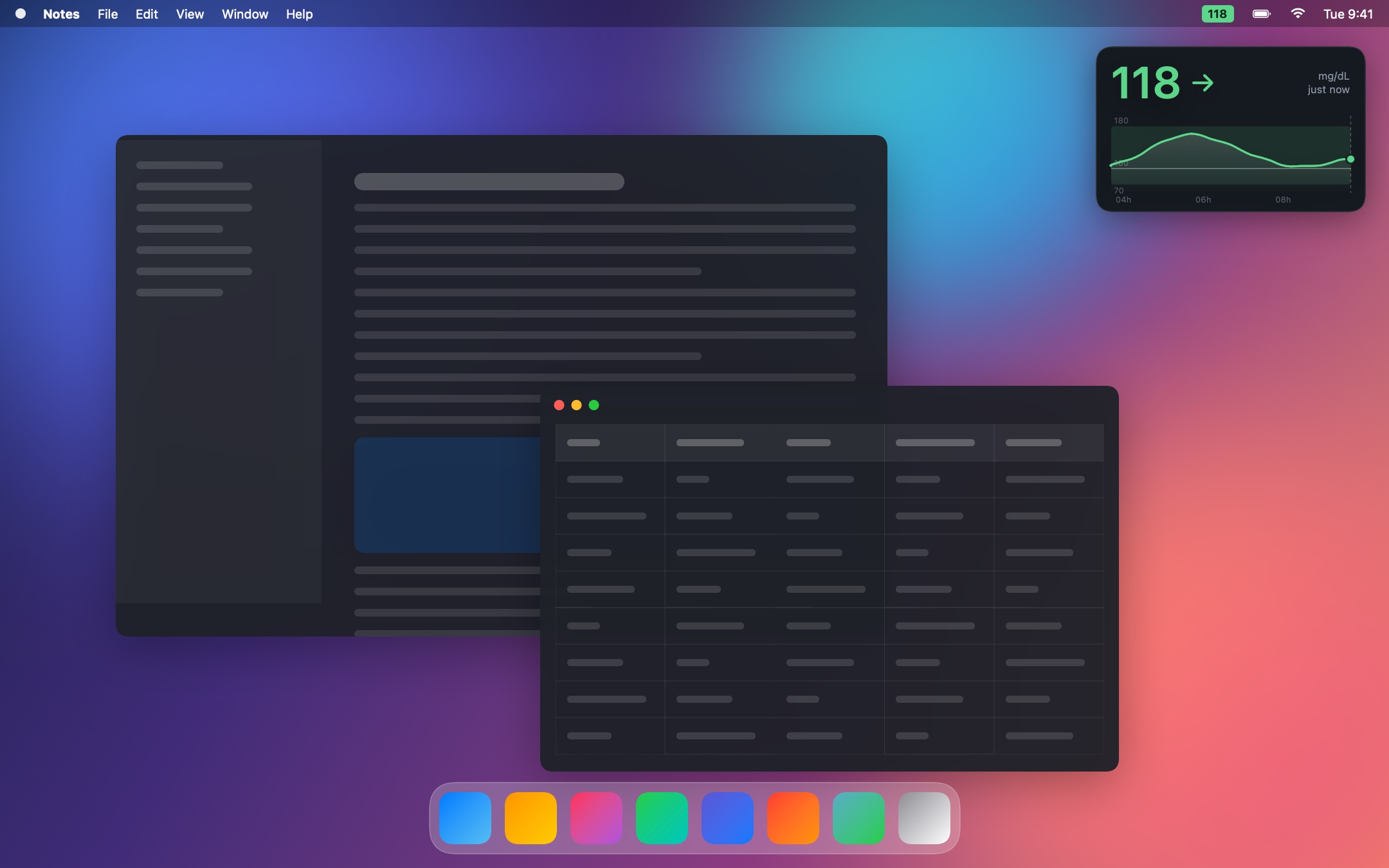 Widget Next. Sign Libre Monitor Desktop: FreeStyle Libre glucose widget for Windows and Mac
